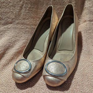 Naturalizer peach 3 in chunky heel